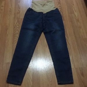 Maternity skinny blue jeans- Medium